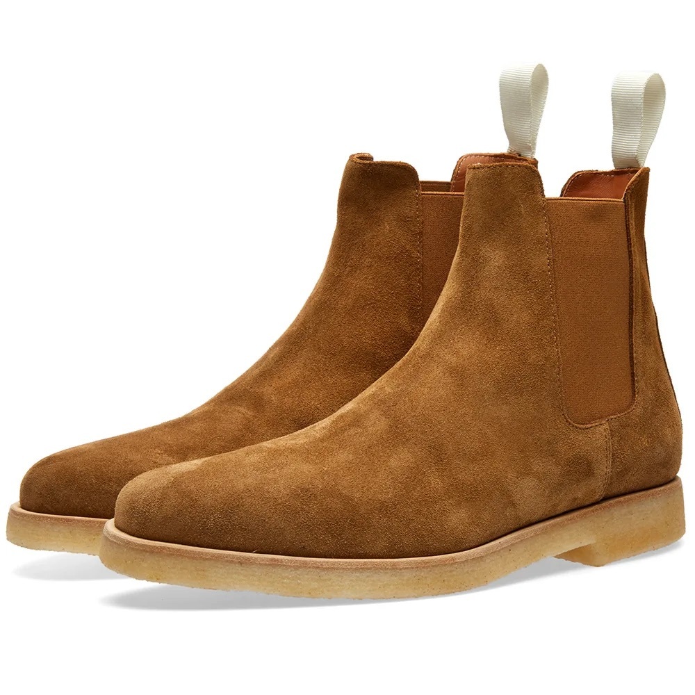 Common Projects Chelsea Boot - Tobacco Suede - US8 / EU41